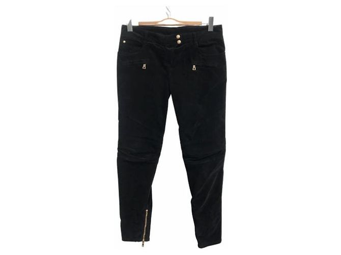 Jeans BALMAIN T.FR 44 Denim - Jeans Negro - vista 9