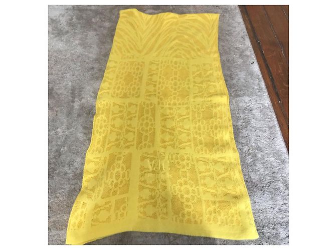 Cachecóis VERSACE T. Algodão Amarelo - vista 4