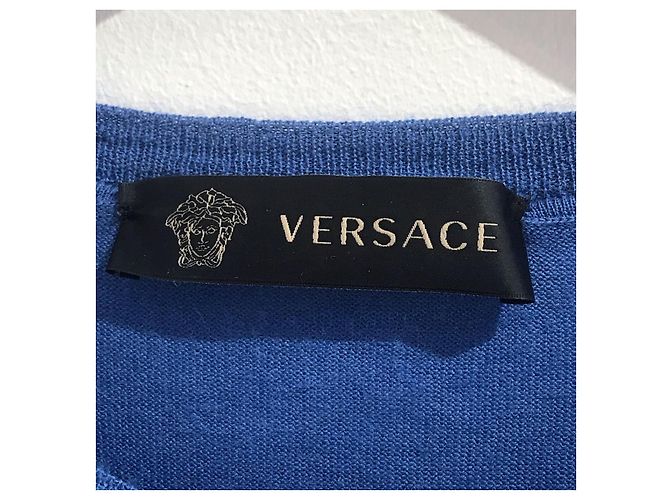 VERSACE Punto T.FR 42 Cachemira Azul - vista 4