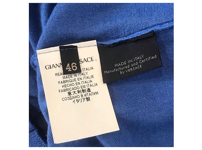 VERSACE Punto T.FR 42 Cachemira Azul - vista 5
