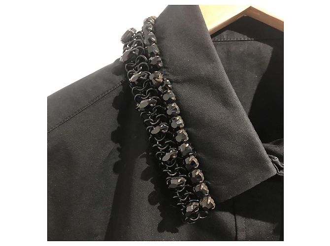 GIVENCHY Tops T.FR 40 Algodão Preto - vista 5