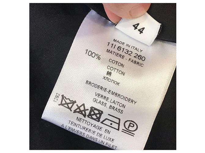 GIVENCHY Tops T.FR 40 Algodão Preto - vista 8