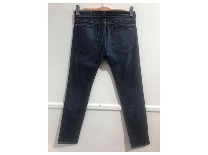 RAG & BONE Jeans T.FR 36 Cotone Blu - vista 2