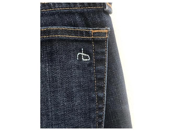 RAG & BONE Jeans T.FR 36 Cotone Blu - vista 3