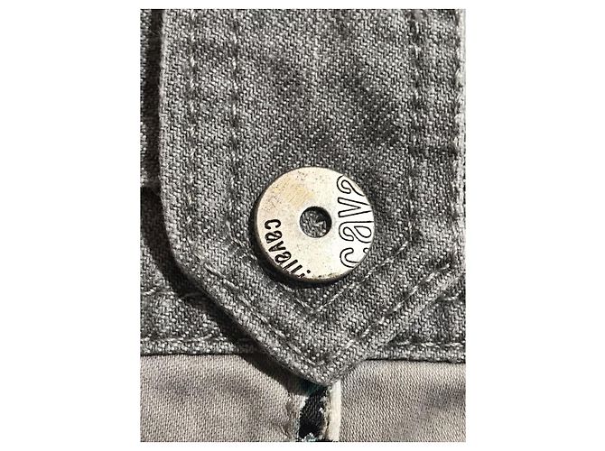 Jeans ROBERTO CAVALLI T.FR 40 Algodón Gris - vista 7