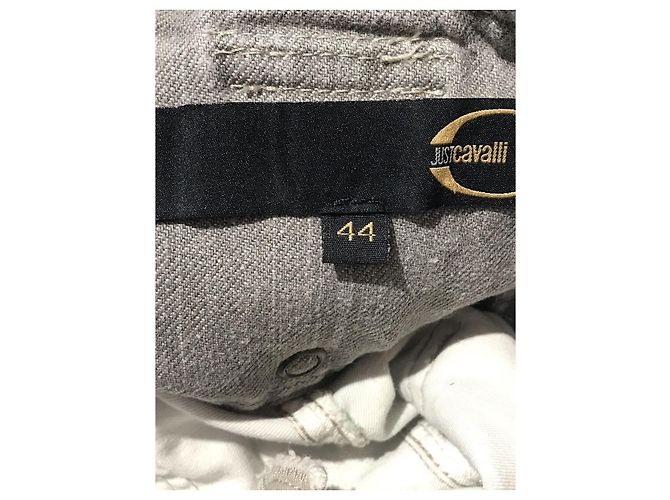 Jeans ROBERTO CAVALLI T.FR 40 Algodón Gris - vista 8