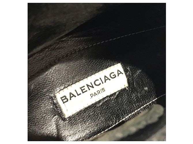 Botines BALENCIAGA T.EU 41 Cuero Negro - vista 7