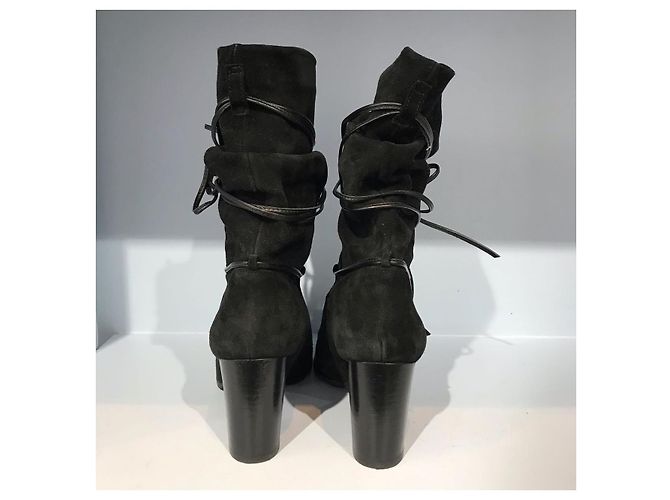STUART WEITZMAN Botines T.EU 36 Ante Negro - vista 3