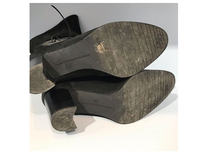 STUART WEITZMAN Botines T.EU 36 Ante Negro - vista 4