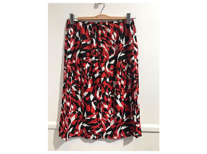 Faldas MARNI T.International L Viscosa Roja - vista 3