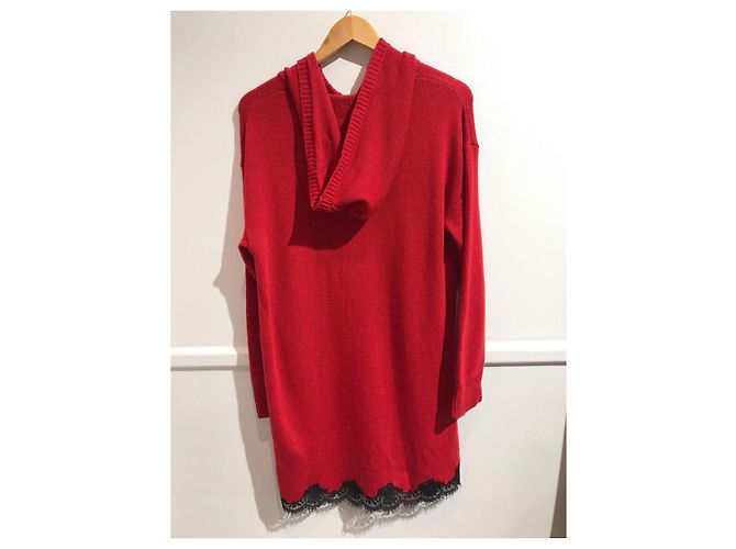 ERMANNO SCERVINO Strickwaren T.FR 42 Baumwolle Rot - Ansicht 2