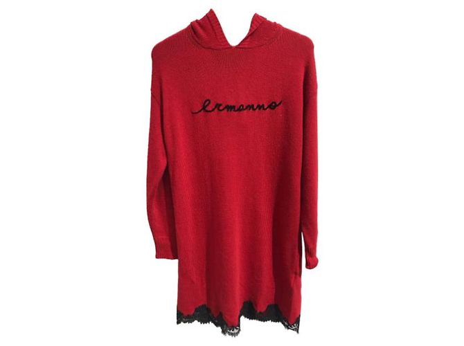 ERMANNO SCERVINO Strickwaren T.FR 42 Baumwolle Rot - Ansicht 6