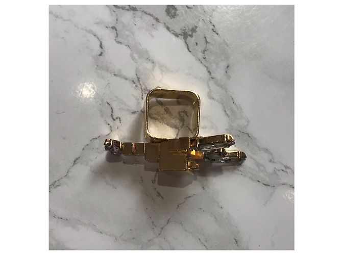 Autre Marque Anelli SABRINA DEHOFF T.EU 54 Metallo D'oro - vista 6