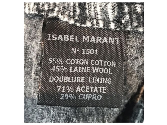 Faldas ISABEL MARANT T.Internacional XS Algodón Negro - vista 5