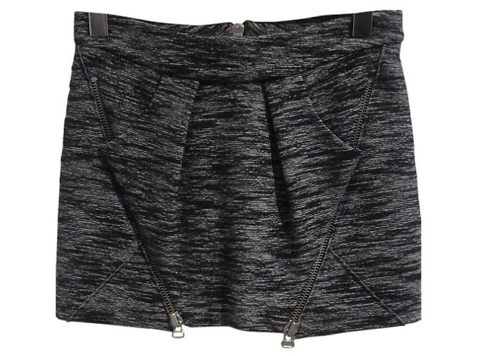 Faldas ISABEL MARANT T.Internacional XS Algodón Negro - vista 6