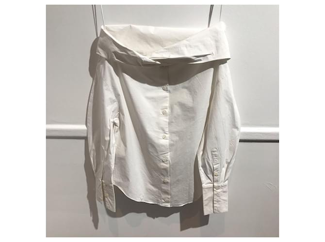 EMILIO PUCCI Tops T.FR 36 Algodón Blanco - vista 2