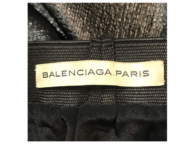 Faldas BALENCIAGA T.Internacional XS Algodón Negro - vista 4