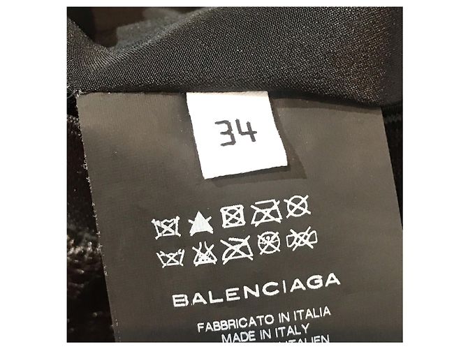 Faldas BALENCIAGA T.Internacional XS Algodón Negro - vista 5