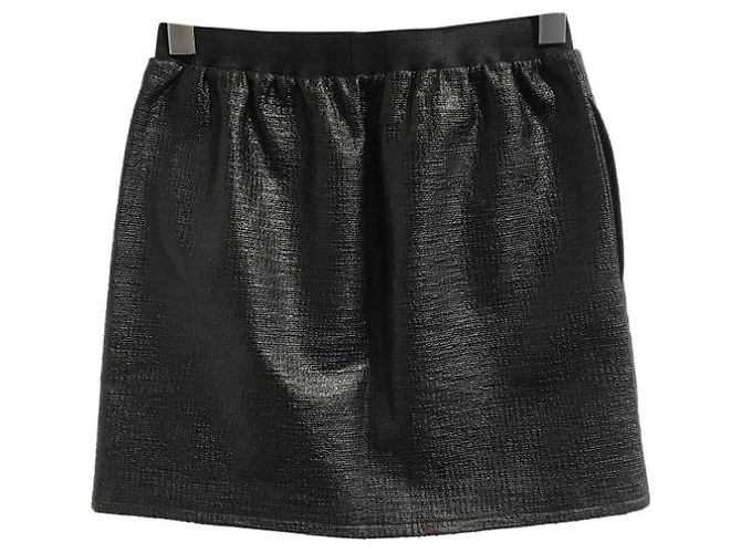 Faldas BALENCIAGA T.Internacional XS Algodón Negro - vista 7