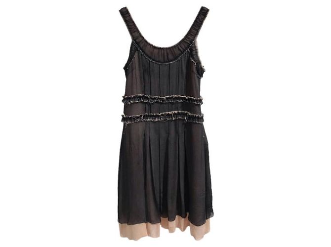 MARC JACOBS Kleider T.FR 36 Seide Schwarz - Ansicht 6