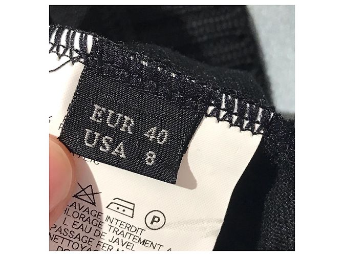 ATSURO TAYAMA Strickwaren T.FR 40 Synthetik Schwarz - Ansicht 5