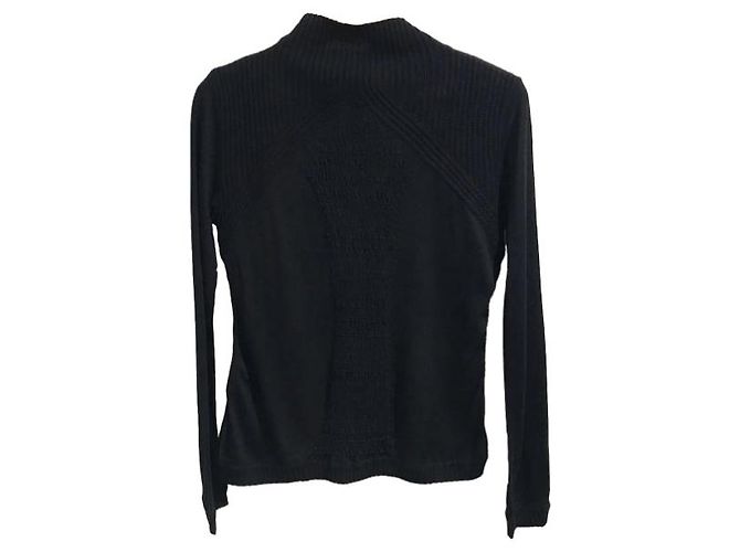 ATSURO TAYAMA Strickwaren T.FR 40 Synthetik Schwarz - Ansicht 7