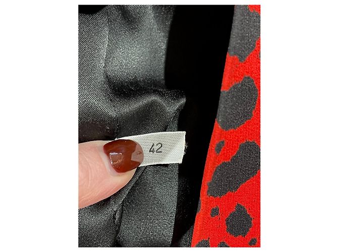 FALDA FAUSTO PUGLISI T.International M Algodón Roja - vista 5