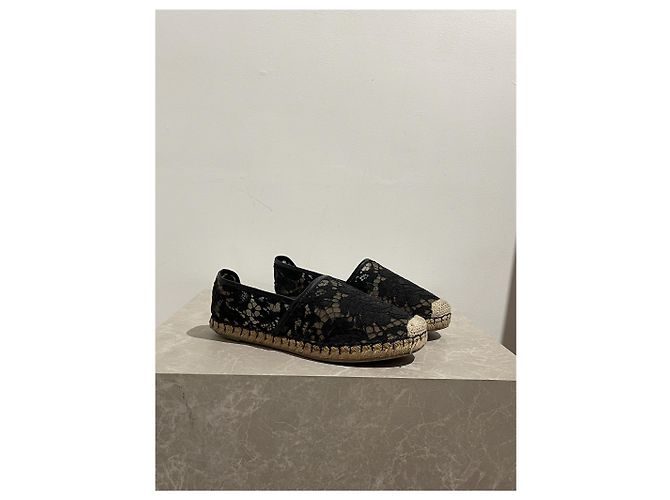 Espadrillas VALENTINO GARAVANI T.EU 37 Tessuto Nero - vista 2