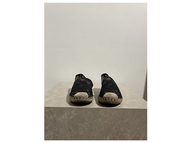 Espadrillas VALENTINO GARAVANI T.EU 37 Tessuto Nero - vista 3