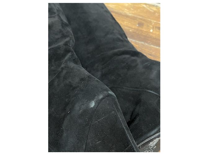 Botas SAINT LAURENT T.EU 37.5 Ante Negro - vista 7