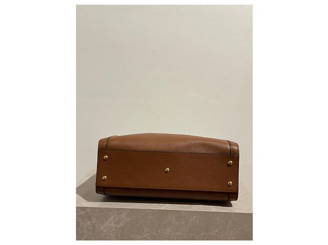 Bolsos GUCCI T. Cuero Camello - vista 5