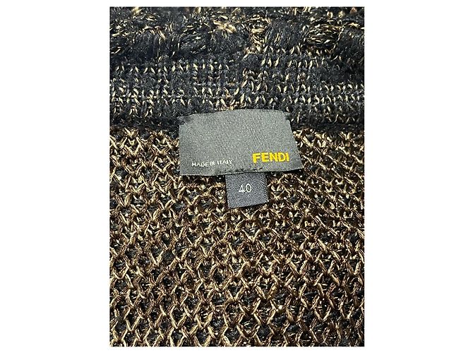 FENDI Kleider T.International S Synthetisch Schwarz - Ansicht 4
