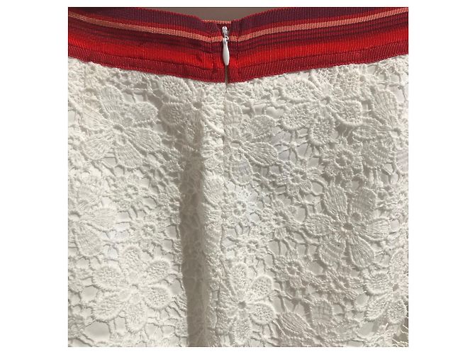 Autre Marque OTRAS Faldas T.International M Algodón Blanco - vista 3