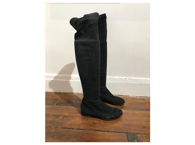 Botas JIMMY CHOO T.EU 36.5 Ante Negro - vista 2