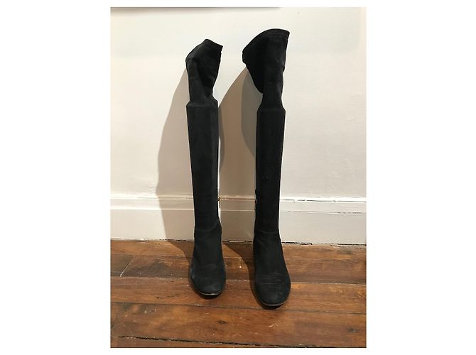 Botas JIMMY CHOO T.EU 36.5 Ante Negro - vista 3