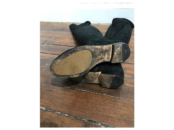 Botas JIMMY CHOO T.EU 36.5 Ante Negro - vista 8