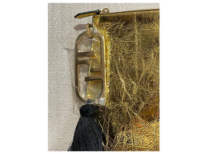 Borse a mano FENDI T. Pelle D'oro - vista 2
