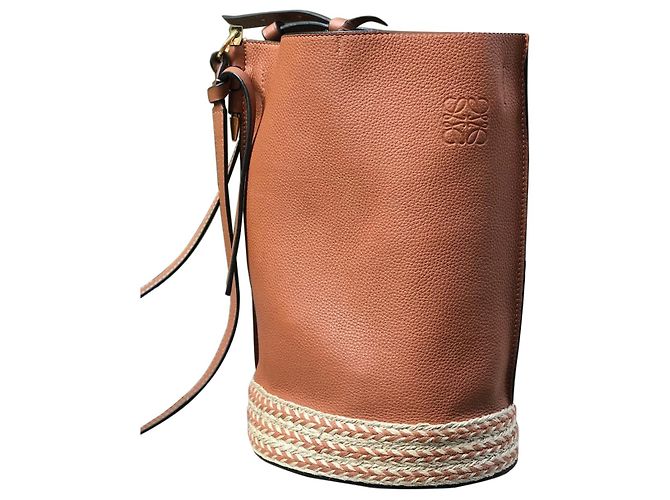 Borse LOEWE T. Pelle Cammello - vista 13