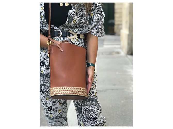 Borse LOEWE T. Pelle Cammello - vista 2