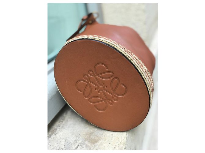 Borse LOEWE T. Pelle Cammello - vista 4