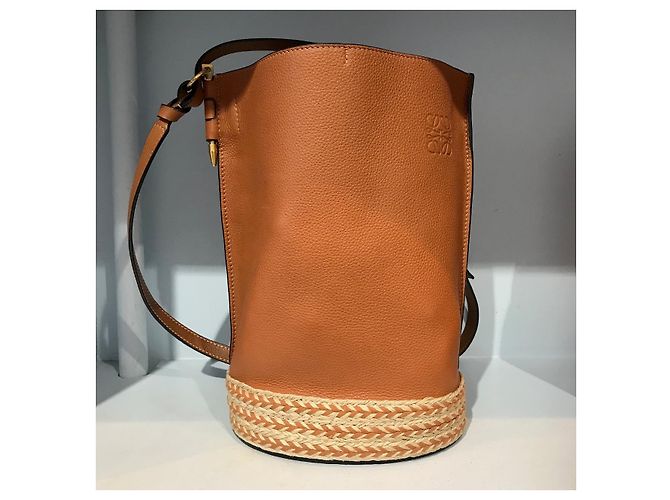 Borse LOEWE T. Pelle Cammello - vista 5