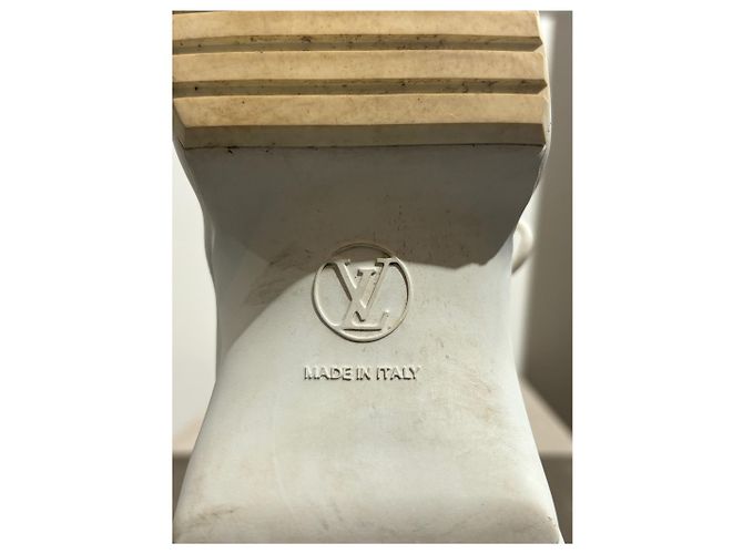 LOUIS VUITTON Trainer T.EU 35 Leder Weiß - Ansicht 10