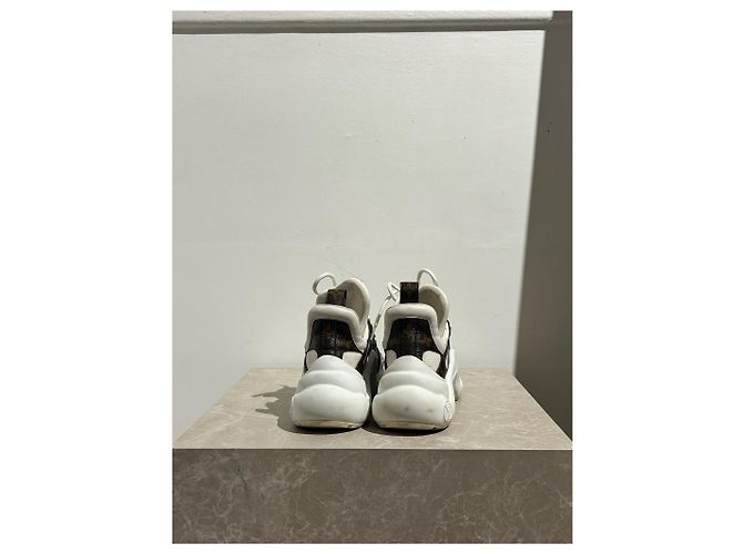 LOUIS VUITTON Trainer T.EU 35 Leder Weiß - Ansicht 4