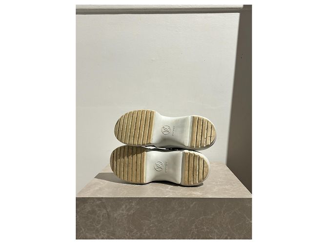 LOUIS VUITTON Trainer T.EU 35 Leder Weiß - Ansicht 5