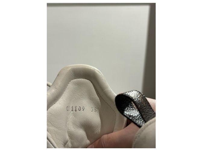 LOUIS VUITTON Trainer T.EU 35 Leder Weiß - Ansicht 6