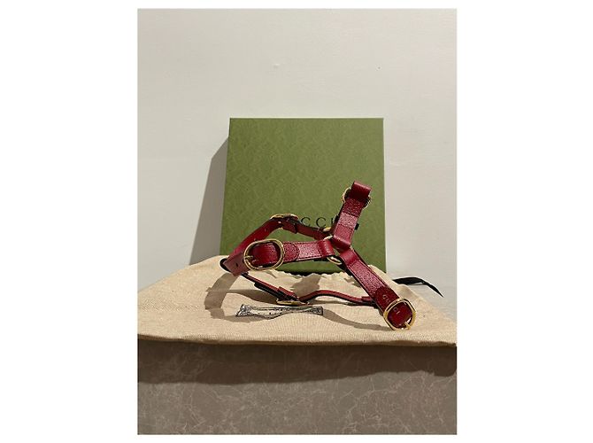 GUCCI Purses, wallets & cases T.  Leather Red - view 4