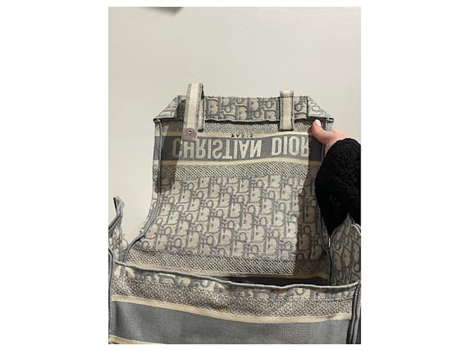 Borse DIOR T. Tessuto Grigio - vista 4