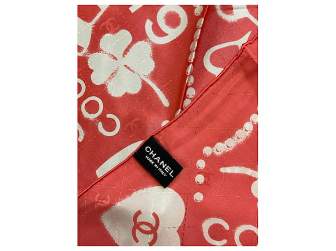 CHANEL Schals T. Seide Pink - Ansicht 3