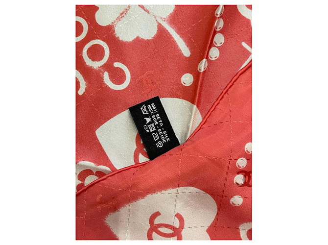 CHANEL Schals T. Seide Pink - Ansicht 4