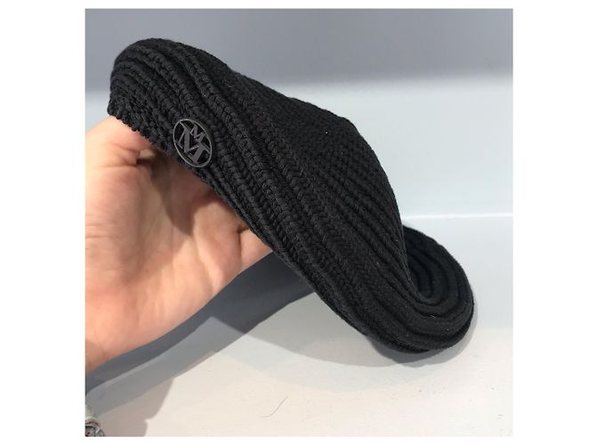 Cappelli MAISON MICHEL T.Internazionale XS Cotone Nero - vista 2